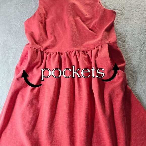 J. Crew Coral Sleeveless Mini Dress | Hidden Pockets Tailored Fit Size M - Picture 5 of 12